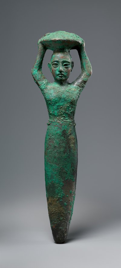 Figura di fondazione del re Shulgi di Ur, che porta un cesto, c. 2094-2047 a.C. da Neo Sumerian
