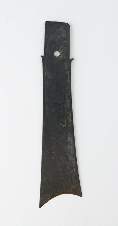 Scalpello biforcuto (zhang), Cultura Qijia, c.2500-2000 a.C. da Neolithic Period Chinese School
