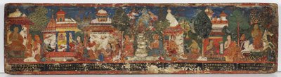 Copertina di manoscritto buddhista da Nepalese School