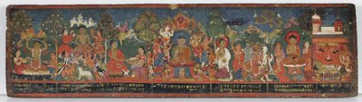 Copertina di manoscritto buddhista da Nepalese School