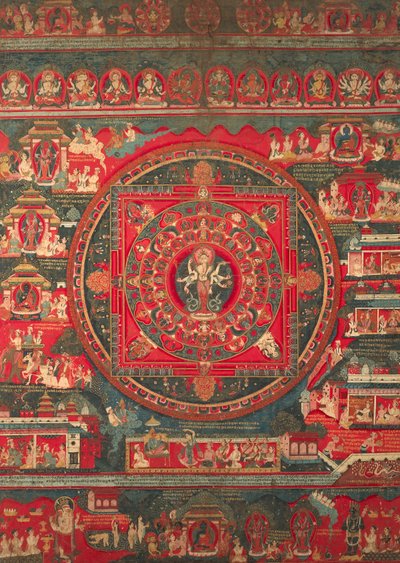 Mandala di Amoghapasa da Nepalese School