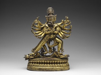 Shastradhara (Portatore di armi) Hevajra, c. 1531 da Nepalese School