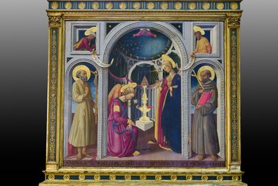 Annunciazione tra i santi Francesco e Girolamo da Neri di Bicci
