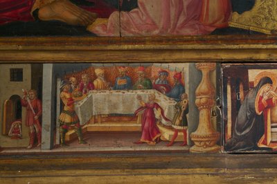 Dettaglio da Incoronazione della Vergine da Neri di Bicci