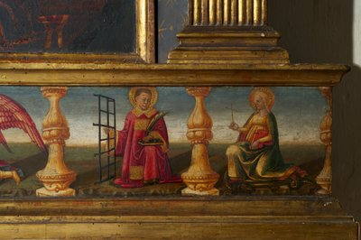 (dettaglio) Incoronazione della Vergine da Neri di Bicci