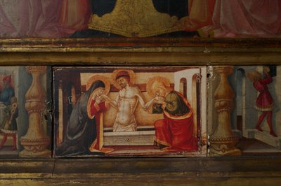 (dettaglio) Incoronazione della Vergine da Neri di Bicci