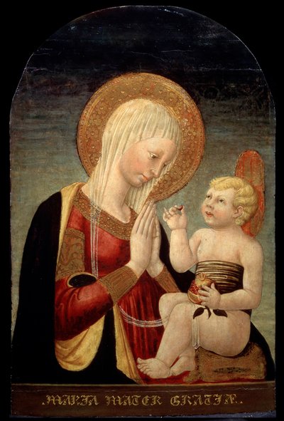 Madonna col Bambino e melagrana da Neri di Bicci