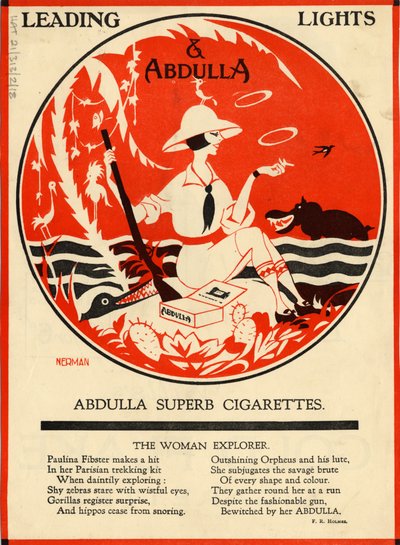 Sigarette Abdulla, anni 1920 da Nerman