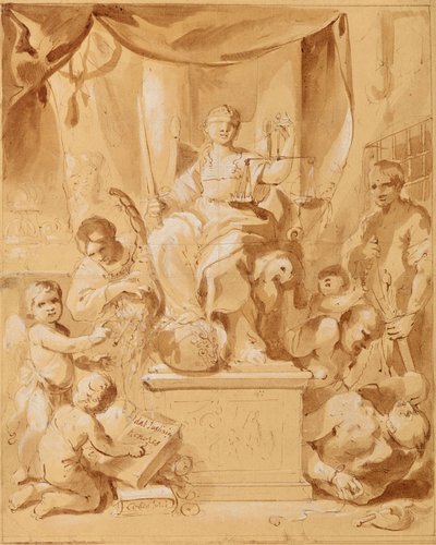 Allegoria della giustizia da Leopold Blonder