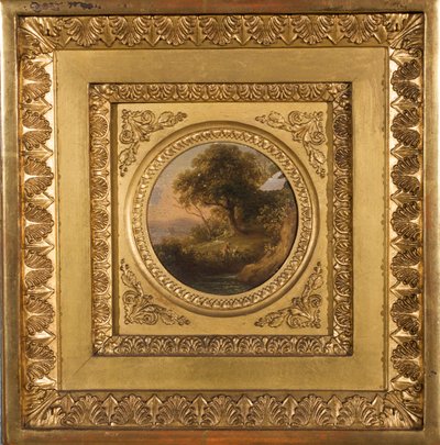 Paesaggio con alberi e figure da Leopold Blonder