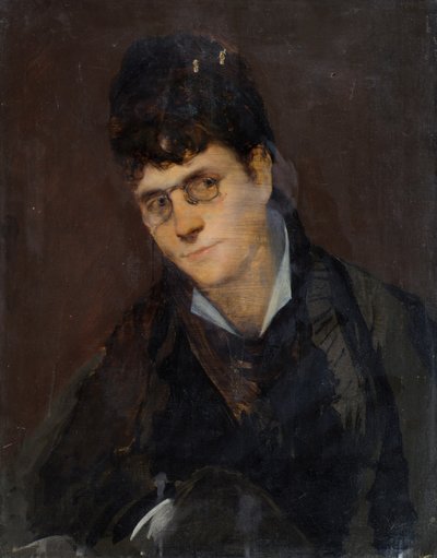 Dama con pince-nez da Leopold Blonder