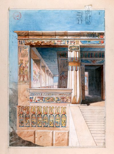 Tempio egizio antico da Nestor l