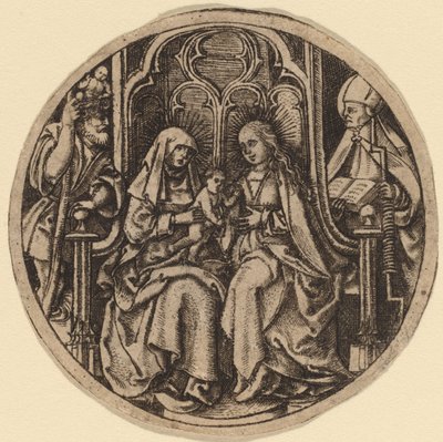 Madonna col Bambino con i Santi Cristoforo ed Erasmo da Netherlandish 15th Century