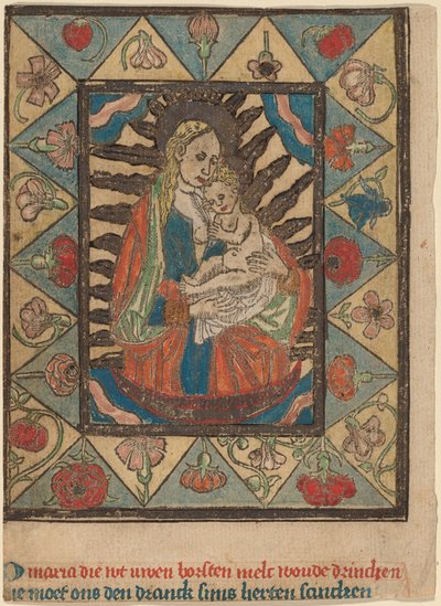 La Madonna col Bambino da Netherlandish 15th Century