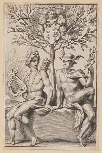 Pagina del titolo per Philomathi Musae Juveniles da Netherlandish 17th Century after Sir Peter Paul Rubens