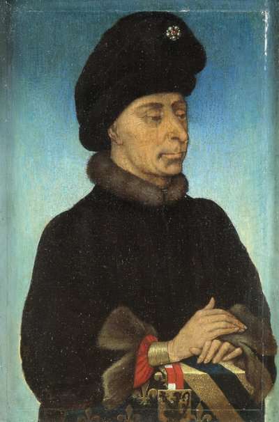 Ritratto di Giovanni Senza Paura, Duca di Borgogna, metà del XV secolo da Netherlandish Master