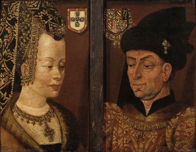 Ritratti di Filippo il Buono e Isabella del Portogallo, XVI secolo da Netherlandish Master