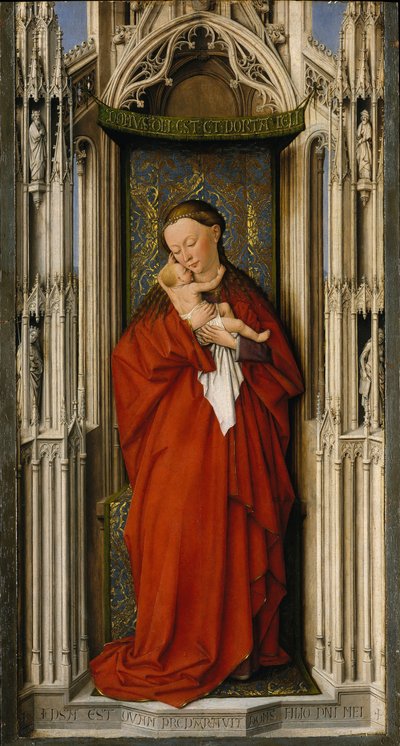 Vergine e Bambino in una nicchia da Netherlandish Painter