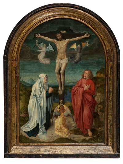 Calvario: Cristo sulla croce tra la Vergine Maria e San Giovanni da Netherlandish School