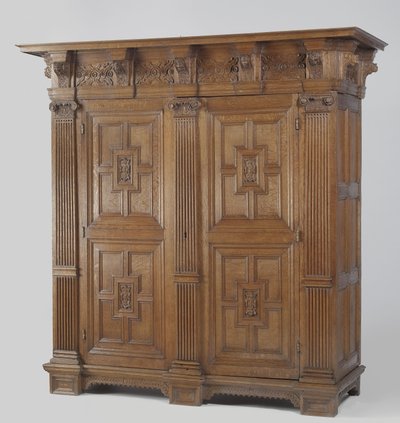 Credenza con colonne ioniche da Netherlandish School