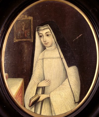 Frances Justina Huddleston (1708-87) in abito di suora dell