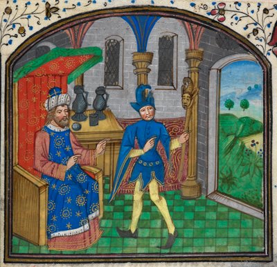 Un pazzo con il suo padrone, da un Libro d