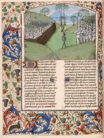 La palizzata sassone nella Battaglia di Hastings (1066) da 