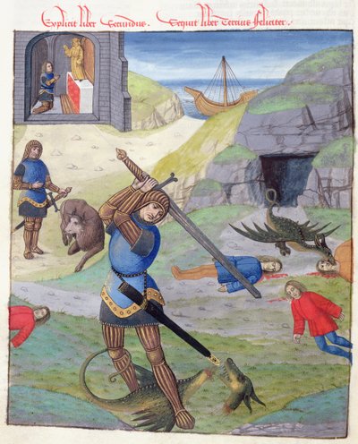 Cadmo, dalle Metamorfosi 10 di Ovidio, 1497 da Netherlandish School