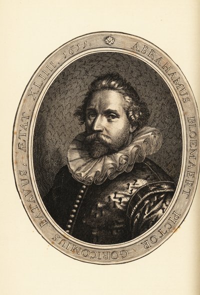 Ritratto di Abraham Bloemaert, pittore e incisore olandese, manierista di Haarlem da Netherlandish School