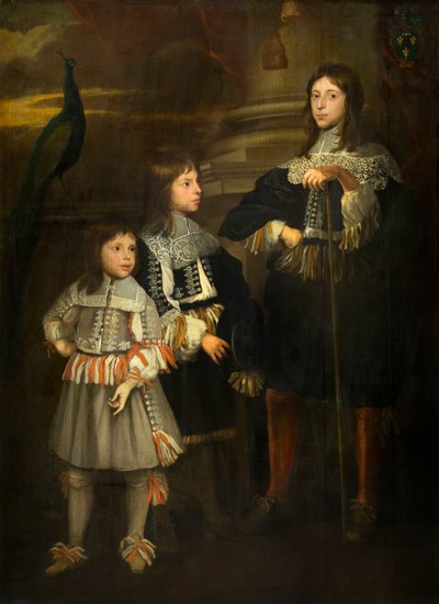 Ritratto di tre bambini da Netherlandish School