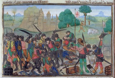 Cristiani e saraceni che combattono, dalla 