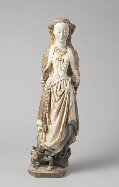 Santa Barbara di Meester van Koudewater, c. 1470 da Netherlandish School