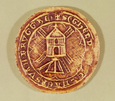 Sigillo per la Gilda dei Mugnai di Bruges, 1407 da Netherlandish School
