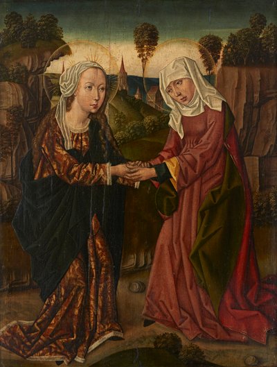 La Vergine e Santa Elisabetta da Netherlandish School