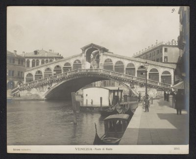 Ponte di Rialto a Venezia da Neue Photographische Gesellschaft