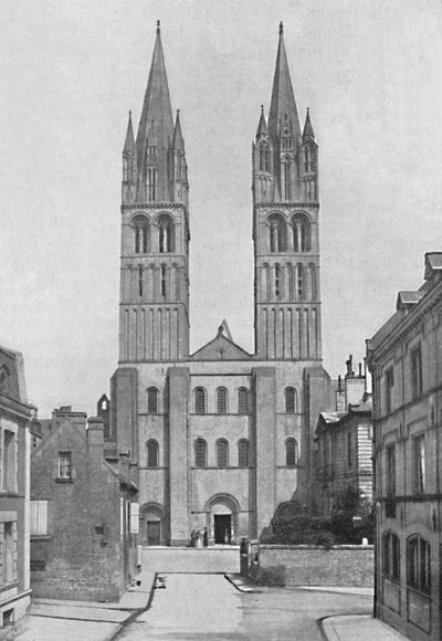 Chiesa di Santo Stefano Abbaye Aux Hommes, Caen, 1902 da Neurdein