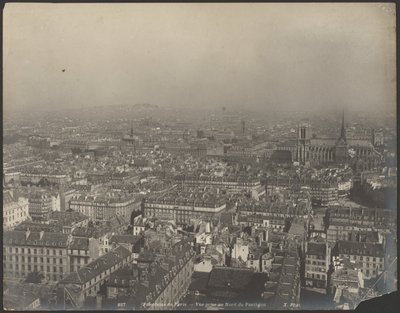 Panorama di Parigi - Veduta da nord del Pantheon da Neurdein freres