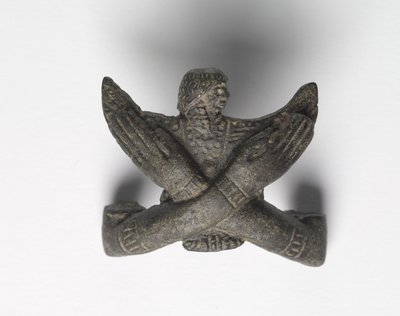 Montatura in bronzo da un fascio di Shawabty: braccia incrociate, tarda XVIII a XIX dinastia, circa 1336-1256 a.C. da New Kingdom Egyptian