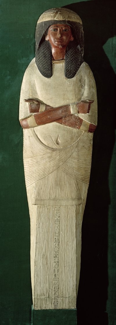 Pannello del coperchio della mummia di Piays, c.1279-1213 a.C. da New Kingdom Egyptian