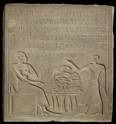 Stele di Imeny da New Kingdom Egyptian