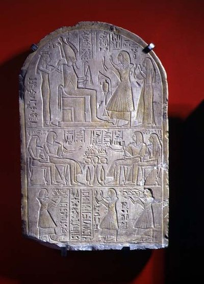 Stele di Iuny (pietra) da New Kingdom Egyptian