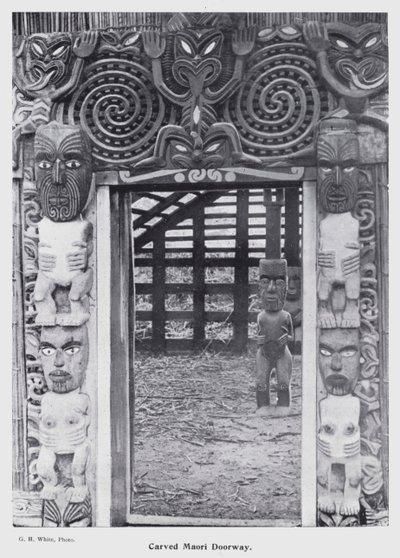 Nuova Plymouth, Nuova Zelanda: Porta Maori Intagliata da New Zealand Photographer