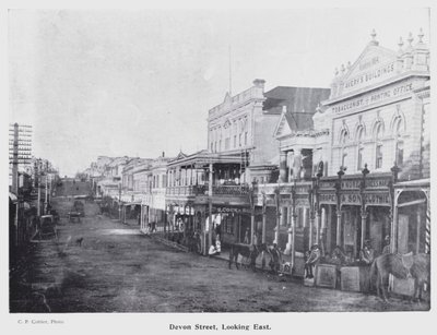 New Plymouth, Nuova Zelanda: Devon Street, Guardando a Est da New Zealand Photographer