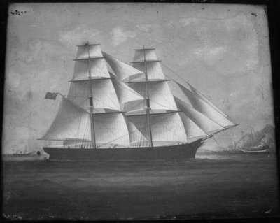 Waverley, costruito da McGregor Bros, entrando a Waipu, 1863 da New Zealand School