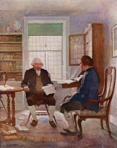 Illustrazione per Kidnapped di Robert Louis Stevenson da Newell Convers (after) Wyeth