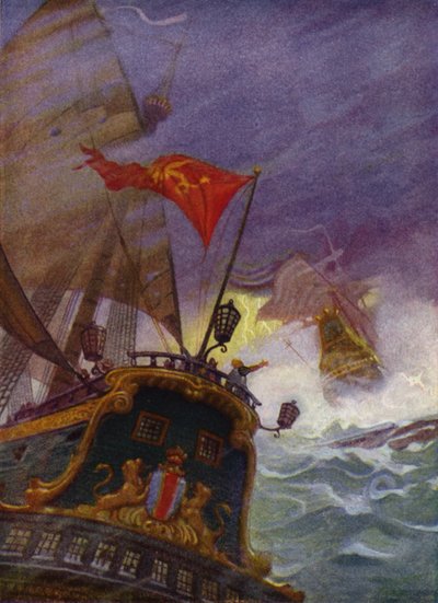 Illustrazione per Westward Ho! di Charles Kingsley da Newell Convers (after) Wyeth
