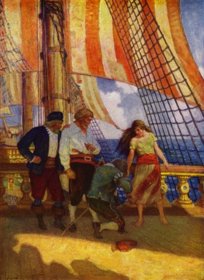 Illustrazione per Westward Ho! di Charles Kingsley da Newell Convers (after) Wyeth