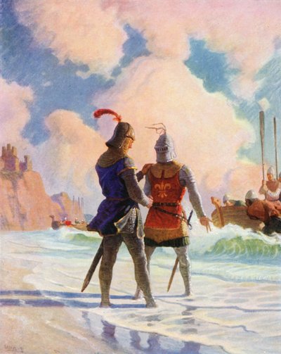 Bruce sulla Spiaggia da Newell Convers Wyeth