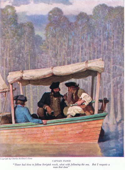 Capitano Flood: Non ho mai avuto tempo di seguire Scripteh, con il mare da seguire. Ma rispetto un uomo che lo fa da Newell Convers Wyeth