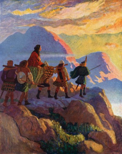 Elena scende nella Valle delle Pietre da Newell Convers Wyeth